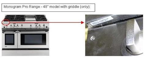 ge gas stove serial number location